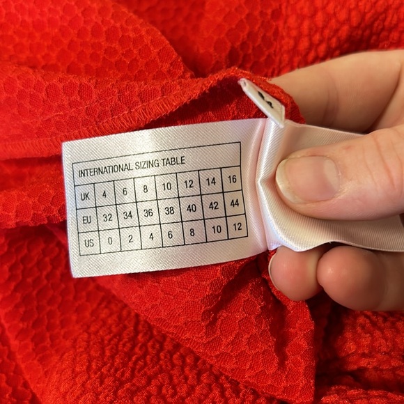 Essentiel Antwerp Ablurred Dress with Balloon Sleeves - Picture 7 of 7